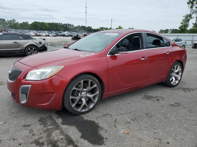 2G4GV5GV2C9206134 - 2012 BUICK REGAL GS RED photo 1