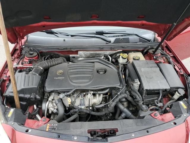 2G4GV5GV2C9206134 - 2012 BUICK REGAL GS წითელი ფოტო 11