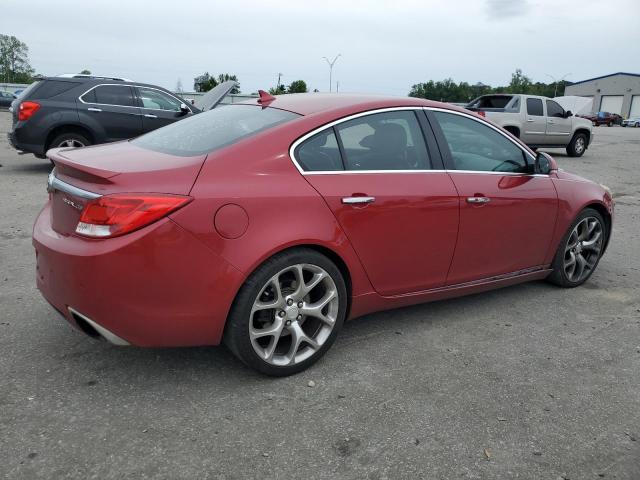 2G4GV5GV2C9206134 - 2012 BUICK REGAL GS RED photo 3