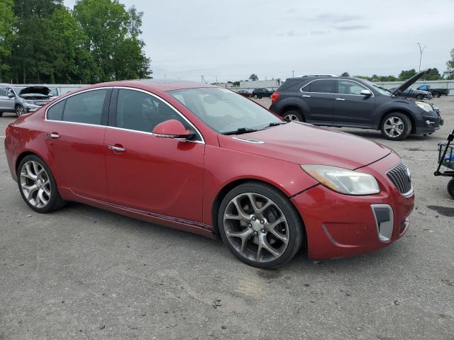 2G4GV5GV2C9206134 - 2012 BUICK REGAL GS RED photo 4