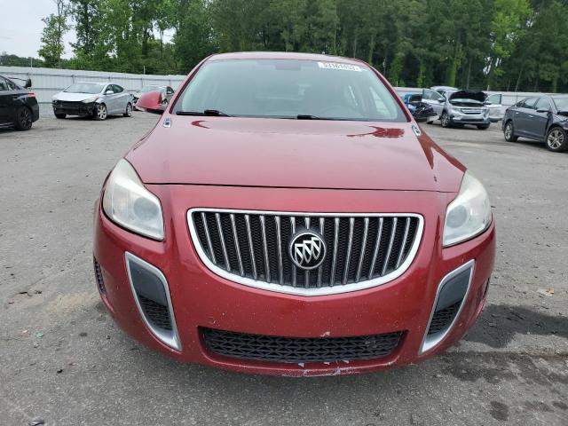 2G4GV5GV2C9206134 - 2012 BUICK REGAL GS წითელი ფოტო 5