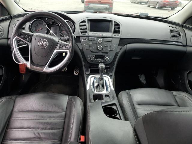 2G4GV5GV2C9206134 - 2012 BUICK REGAL GS წითელი ფოტო 8