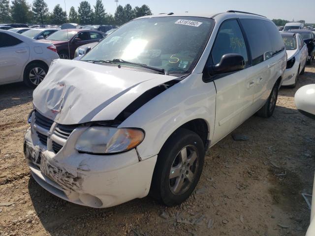 2D4GP44L56R895993 - 2006 DODGE CARAVAN SXT WHITE photo 2