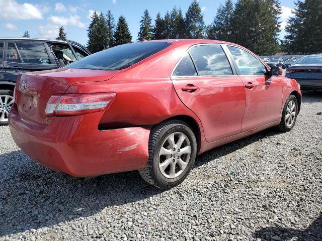 4T4BF3EK4BR169647 - 2011 TOYOTA CAMRY BASE RED photo 3