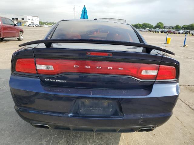 2C3CDXHG6DH721635 - 2013 DODGE CHARGER SXT BLUE photo 6