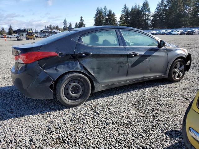 5NPDH4AE4DH316411 - 2013 HYUNDAI ELANTRA GLS BLACK photo 3