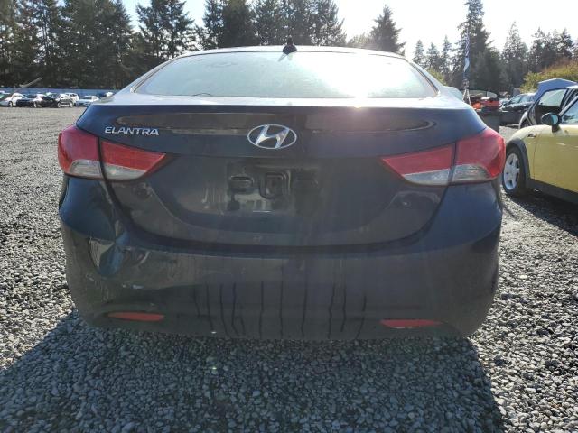 5NPDH4AE4DH316411 - 2013 HYUNDAI ELANTRA GLS BLACK photo 6