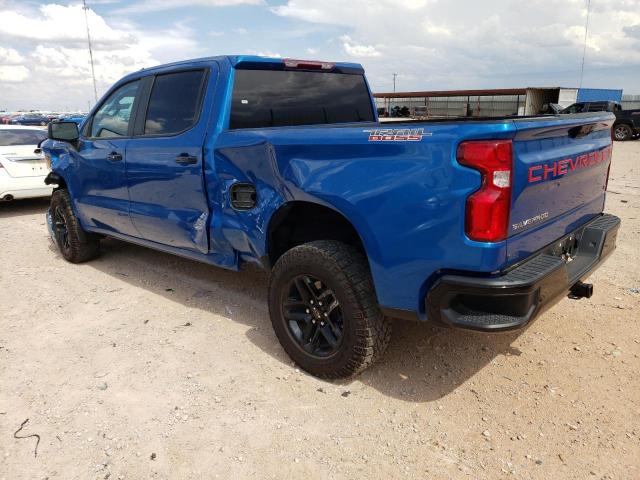 3GCPDFEK3NG607061 - 2022 CHEVROLET SILVERADO K1500 LT TRAIL BOSS BLUE photo 2