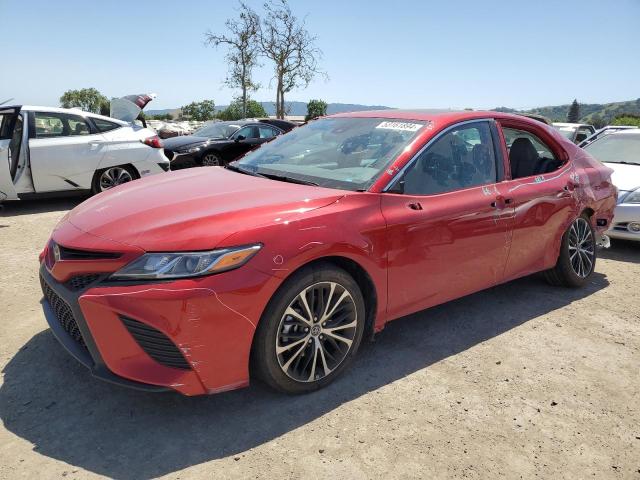 4T1B11HK7KU163298 - 2019 TOYOTA CAMRY L RED photo 1