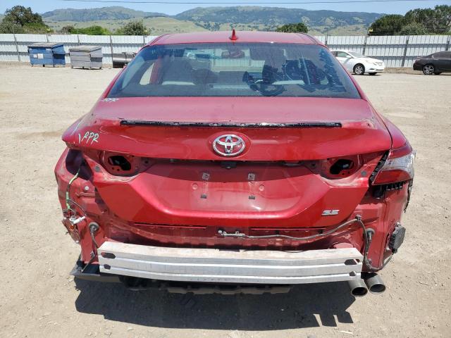 4T1B11HK7KU163298 - 2019 TOYOTA CAMRY L RED photo 6