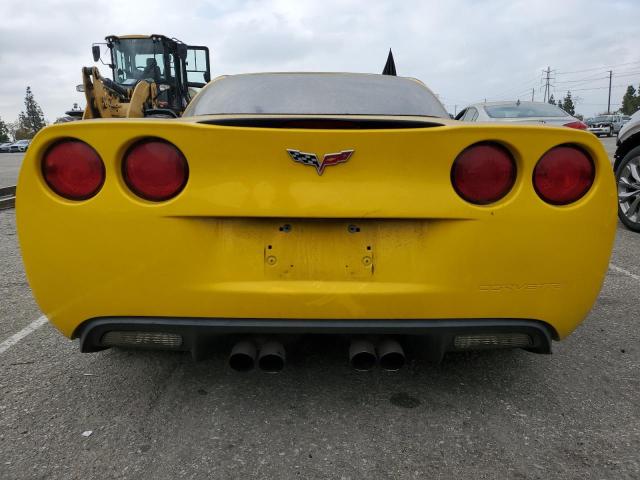 1G1YY26U765129701 - 2006 CHEVROLET CORVETTE YELLOW photo 6