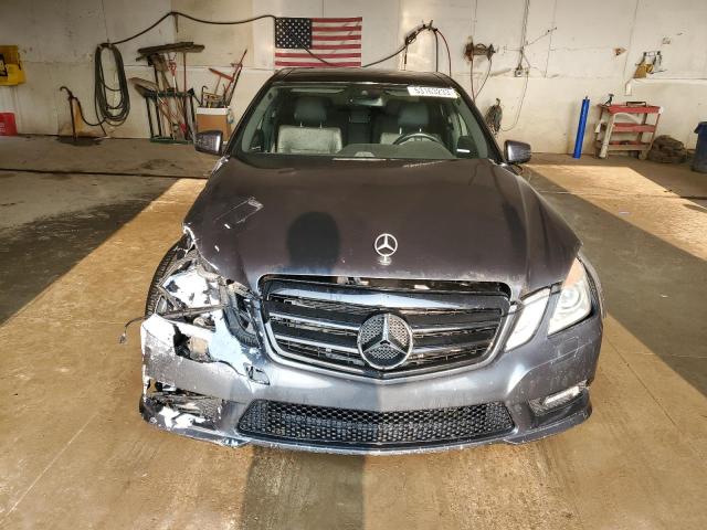 WDDHF9AB3BA323662 - 2011 MERCEDES-BENZ E 550 4MATIC CHARCOAL photo 5