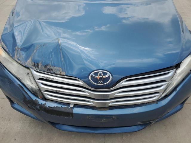 4T3BK3BB2CU065712 - 2012 TOYOTA VENZA LE BLUE photo 11