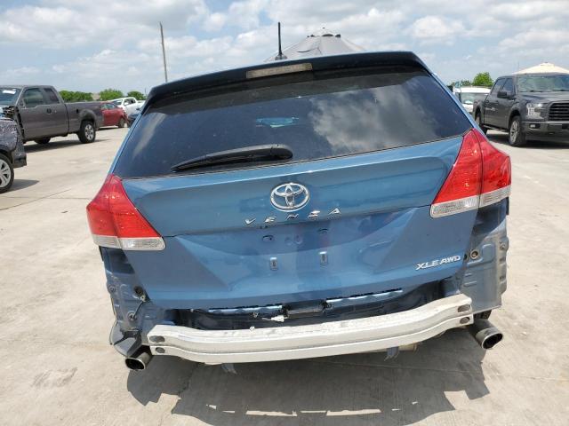 4T3BK3BB2CU065712 - 2012 TOYOTA VENZA LE BLUE photo 6