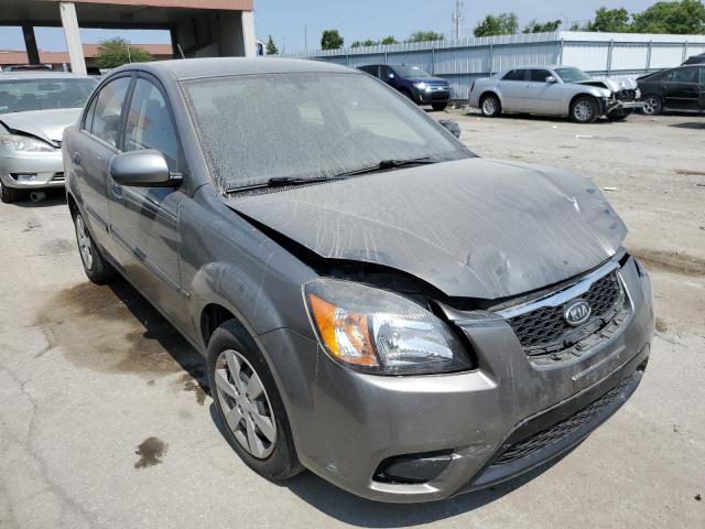 KNADH4A36B6951939 - 2011 KIA RIO BASE GRAY photo 4