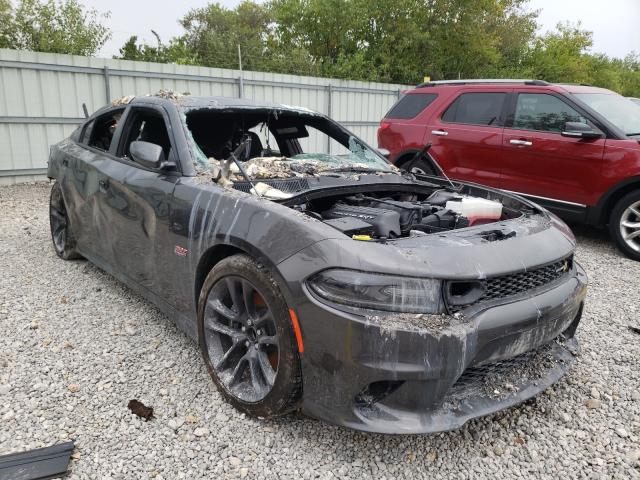 2C3CDXGJ6MH556909 - 2021 DODGE CHARGER SCAT PACK GRAY photo 1