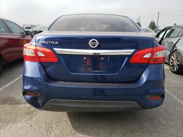 3N1AB7AP9GY252531 - 2016 NISSAN SENTRA S BLUE photo 6