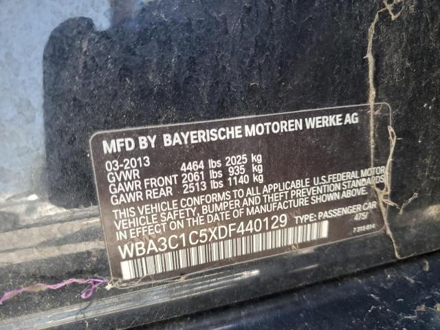 WBA3C1C5XDF440129 - 2013 BMW 328 I SULEV BLACK photo 13