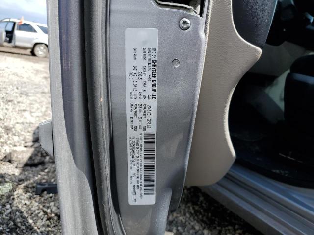 2C4RDGCGXFR526759 - 2015 DODGE GRAND CARA SXT SILVER photo 13