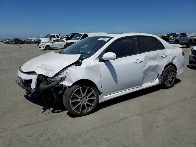 1NXBE40E39Z031239 - 2009 TOYOTA COROLLA XRS WHITE photo 1