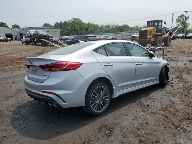 KMHD04LB1JU681202 - 2018 HYUNDAI ELANTRA SPORT SILVER photo 3