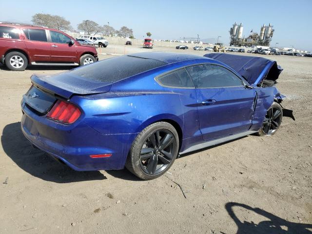 1FA6P8TH9F5431430 - 2015 FORD MUSTANG BLUE photo 3