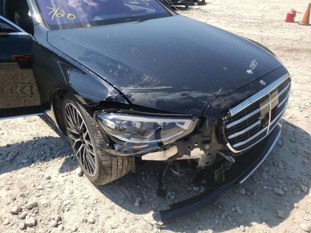 W1K6G7GB2MA031990 - 2021 MERCEDES-BENZ S 580 4MATIC BLACK photo 9