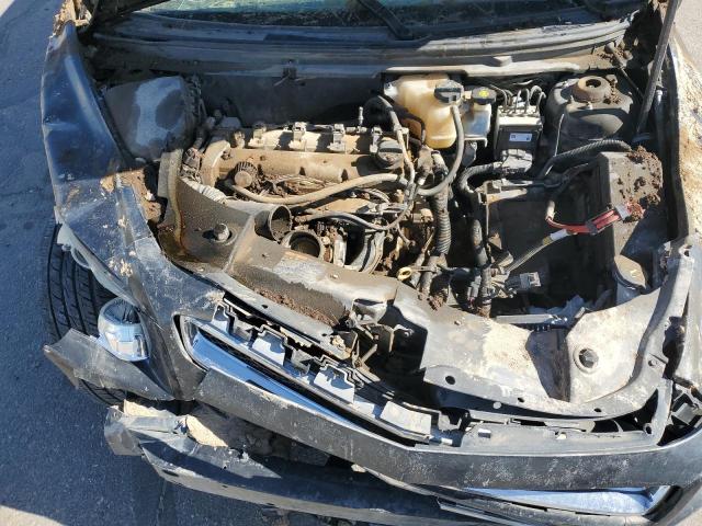 1G1ZC5EU1CF389300 - 2012 CHEVROLET MALIBU 1LT BLACK photo 11