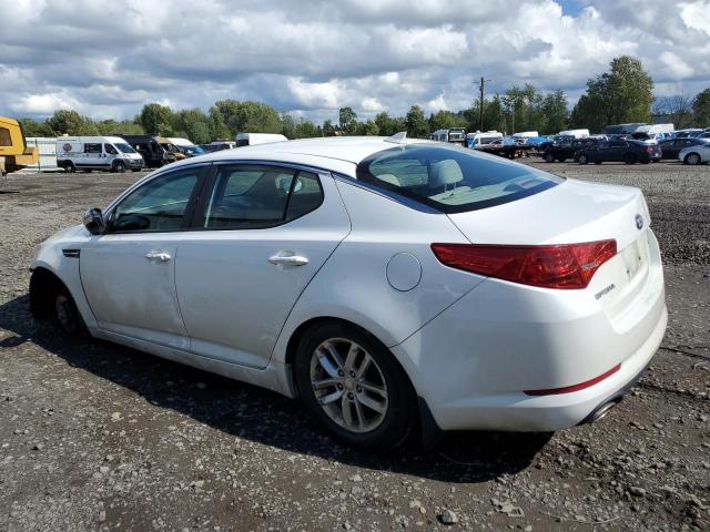 KNAGM4A74D5402454 - 2013 KIA OPTIMA LX WHITE photo 2