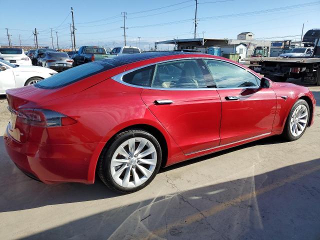 5YJSA1E17HF185755 - 2017 TESLA MODEL S წითელი ფოტო 3