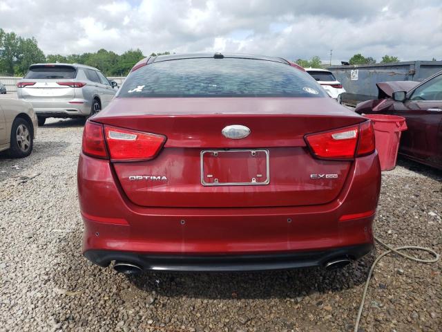 5XXGN4A72EG271666 - 2014 KIA OPTIMA EX RED photo 6