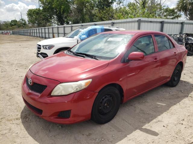 JTDBL40E999034479 - 2009 TOYOTA COROLLA BASE RED photo 1