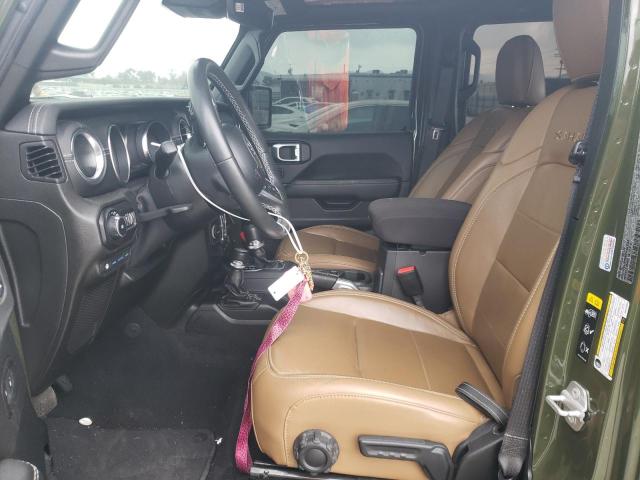 1C4JJXP6XMW643060 - 2021 JEEP WRANGLER U SAHARA 4XE GREEN photo 7