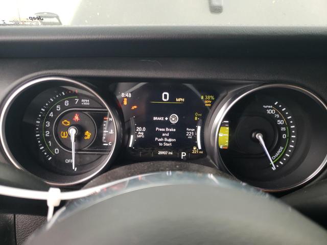 1C4JJXP6XMW643060 - 2021 JEEP WRANGLER U SAHARA 4XE GREEN photo 9