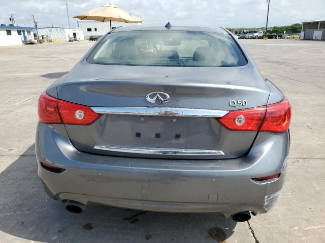 JN1EV7AP6GM303933 - 2016 INFINITI Q50 PREMIUM GRAY photo 6