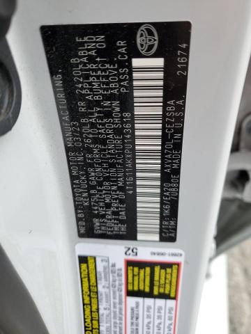 4T1G11AKXPU143618 - 2023 TOYOTA CAMRY SE NIGHT SHADE GRAY photo 13