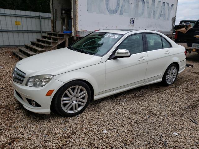 WDDGF54X29R084709 - 2009 MERCEDES-BENZ C 300 WHITE photo 1