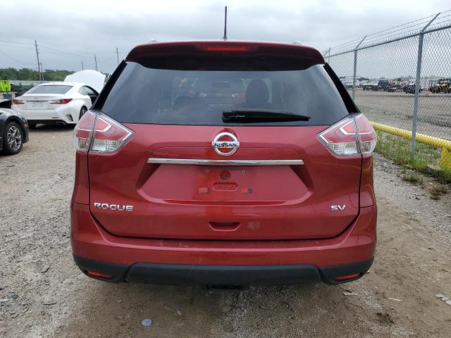 5N1AT2MT7EC812439 - 2014 NISSAN ROGUE S RED photo 6