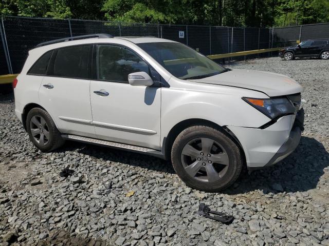 2HNYD287X8H547153 - 2008 ACURA MDX SPORT WHITE photo 4