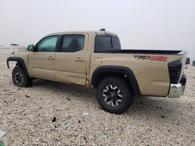 3TMCZ5AN6LM315381 - 2020 TOYOTA TACOMA DOUBLE CAB BEIGE photo 2