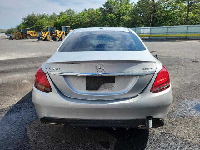 55SWF8EB0KU292124 - 2019 MERCEDES-BENZ C 300 4MATIC SILVER photo 6