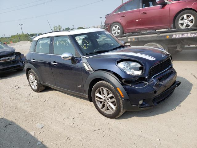 WMWZC5C51BWL55307 - 2011 MINI COOPER S COUNTRYMAN BLUE photo 4