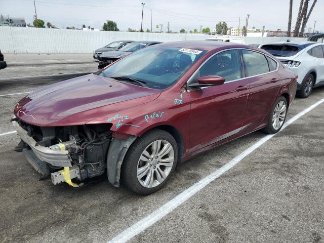 1C3CCCAB1FN542360 - 2015 CHRYSLER 200 LIMITED BURGUNDY photo 1