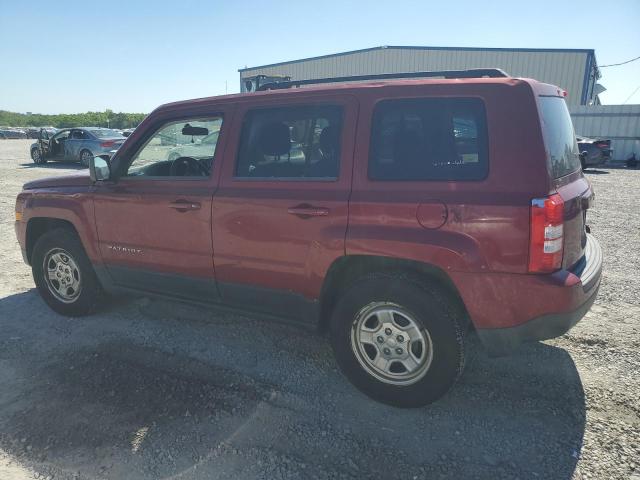 1C4NJPBA9ED511191 - 2014 JEEP PATRIOT SPORT BURGUNDY photo 2