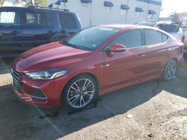 KMHD04LB3HU320631 - 2017 HYUNDAI ELANTRA SPORT RED photo 1