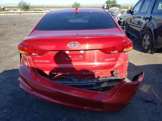 KMHD04LB3HU320631 - 2017 HYUNDAI ELANTRA SPORT RED photo 6