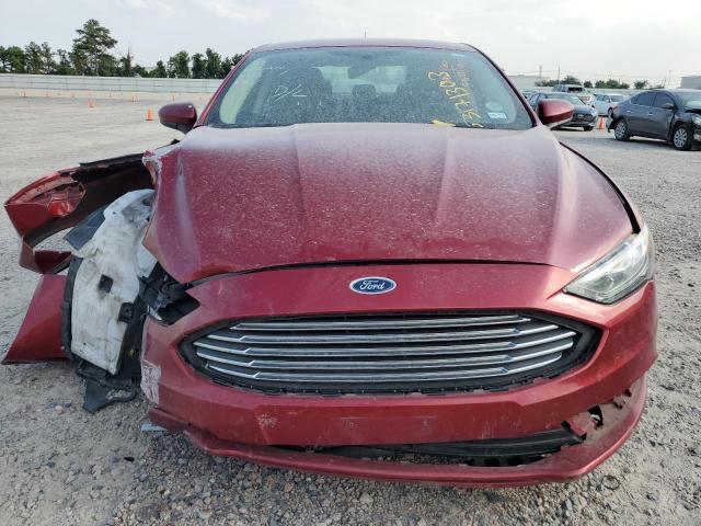 3FA6P0LU2JR172705 - 2018 FORD FUSION SE HYBRID RED photo 5