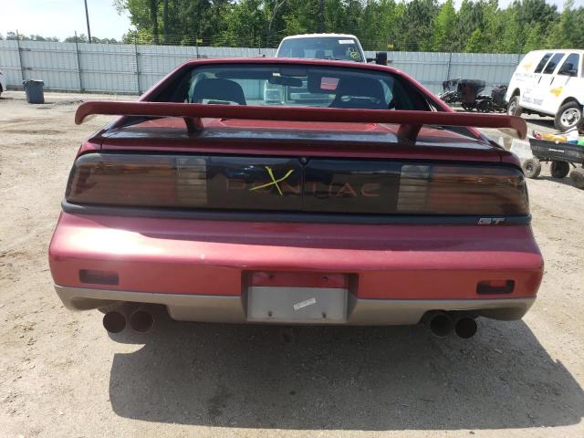 1G2PG1194HP229477 - 1987 PONTIAC FIERO GT BURGUNDY photo 6