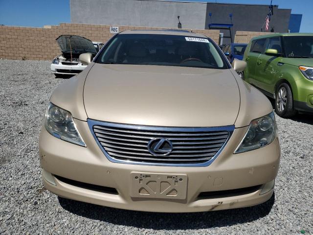 JTHBL46F675014693 - 2007 LEXUS LS 460 GOLD photo 5