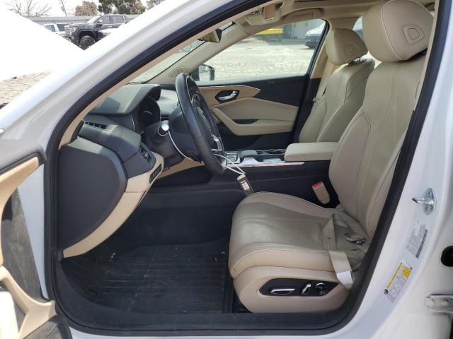 19UUB6F69PA001387 - 2023 ACURA TLX ADVANCE WHITE photo 7